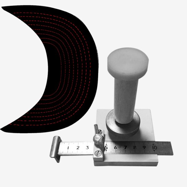 Guía costura visera Guía costura visera