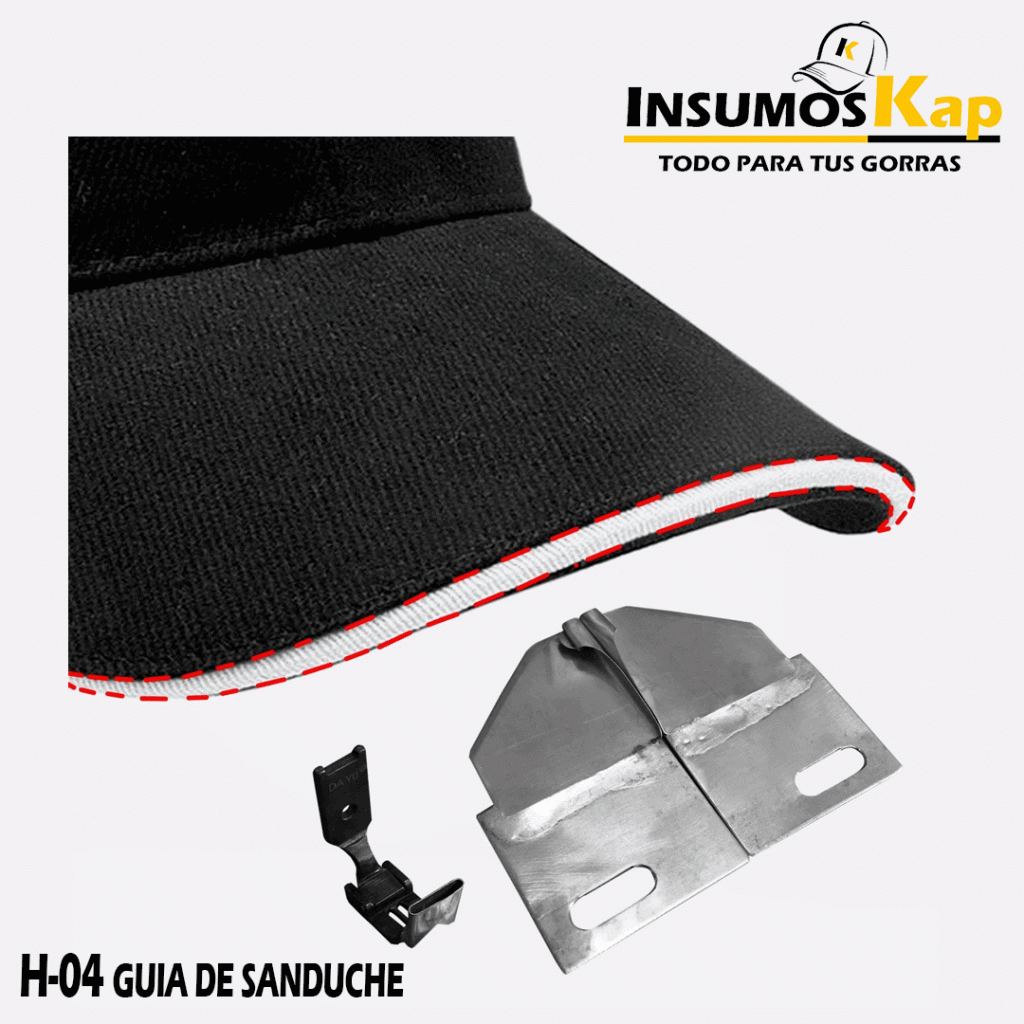 GUIA DE SANDUCHE PARA LA CONFECCION DE GORRAS