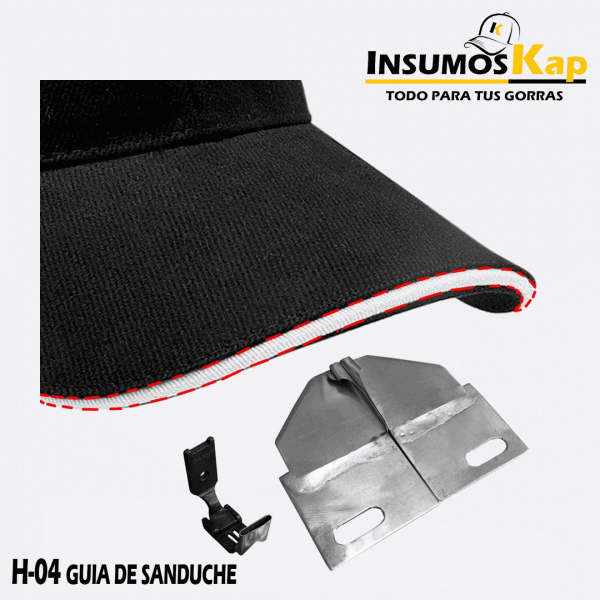 GUIA DE SANDUCHE PARA LA CONFECCION DE GORRAS