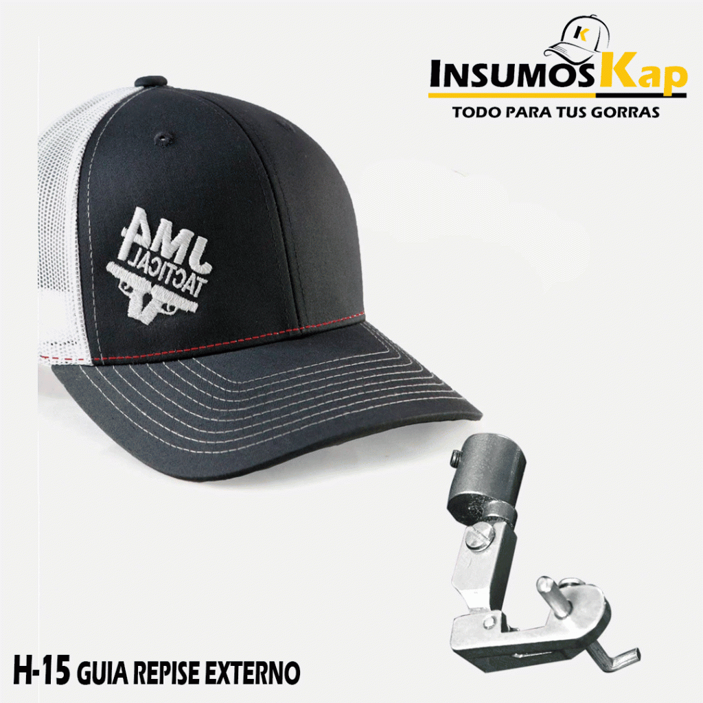 GUIA REPISE EXTERNO PARA CONFECCION DE GORRAS