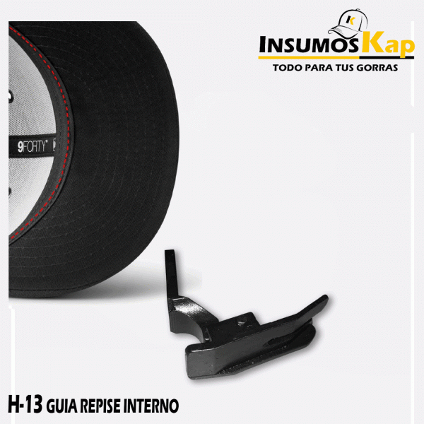 GUIA REPISE INTERNO PARA CONFECCIÓN DE GORRAS