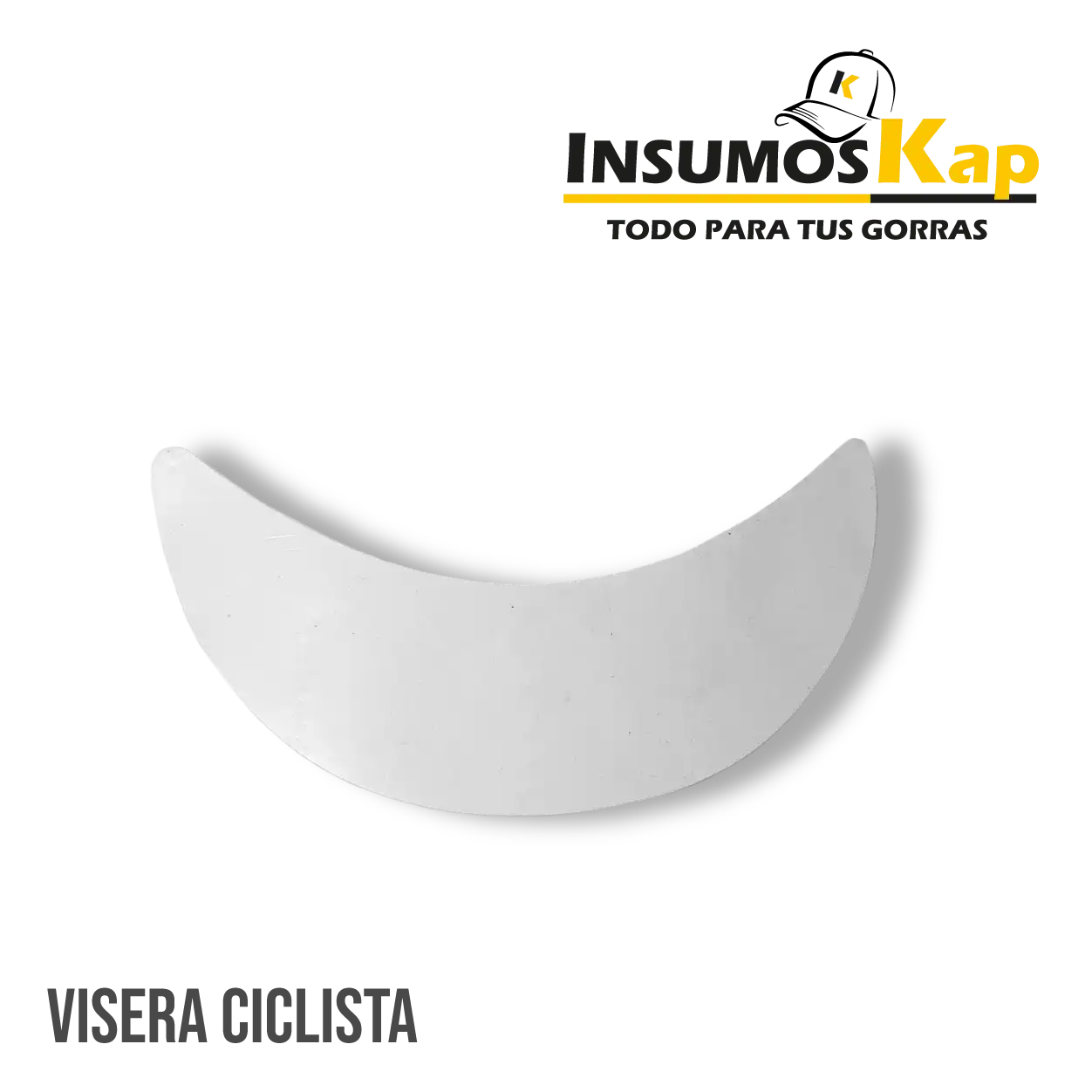 Visera Ciclista Blanca