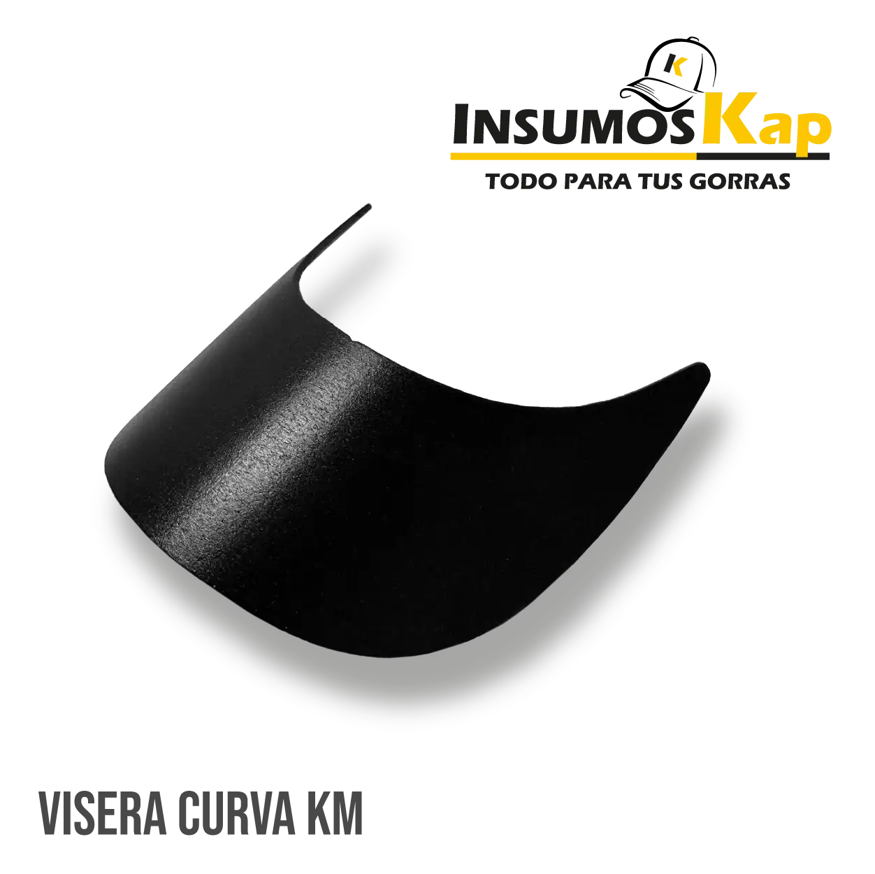 Visera Curva KM Negra