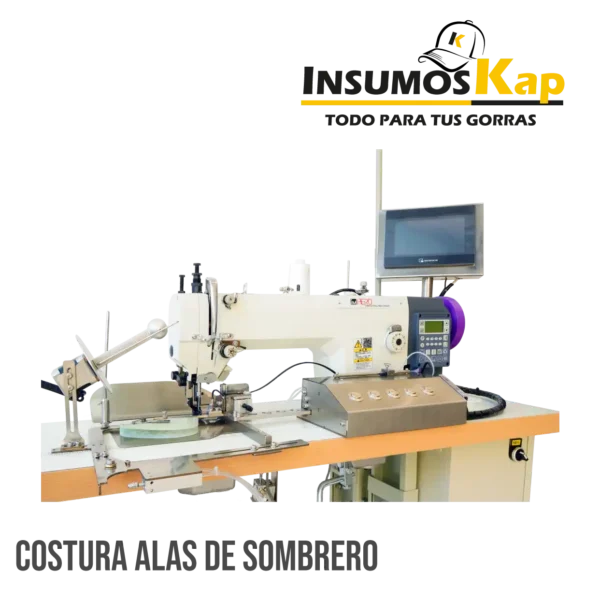Costura alas de sombrero