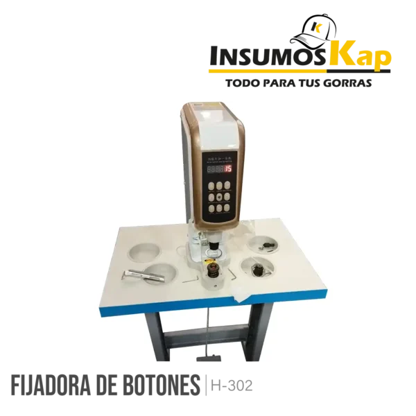 Fijadora de botones H302
