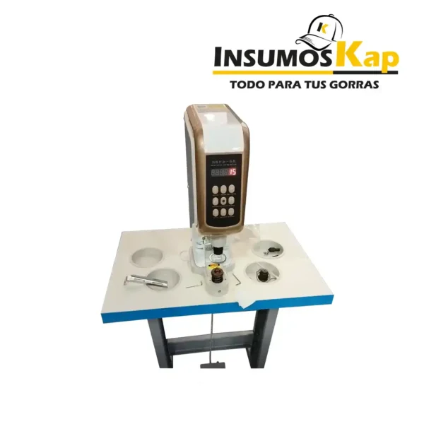 Fijadora de botones H302 para Gorras