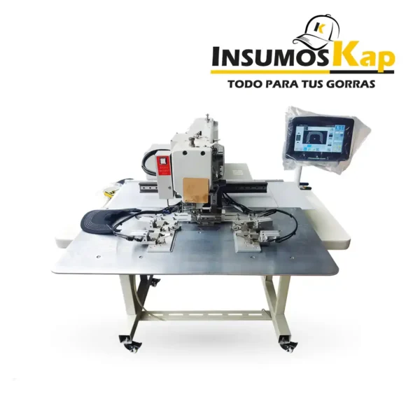 Maquina de costura para viseras