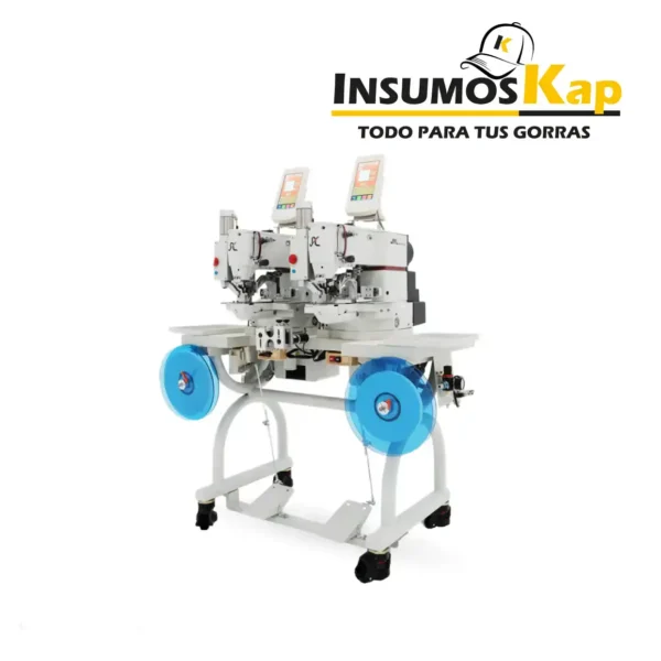 Maquina doble para hacer ojalete de Gorras