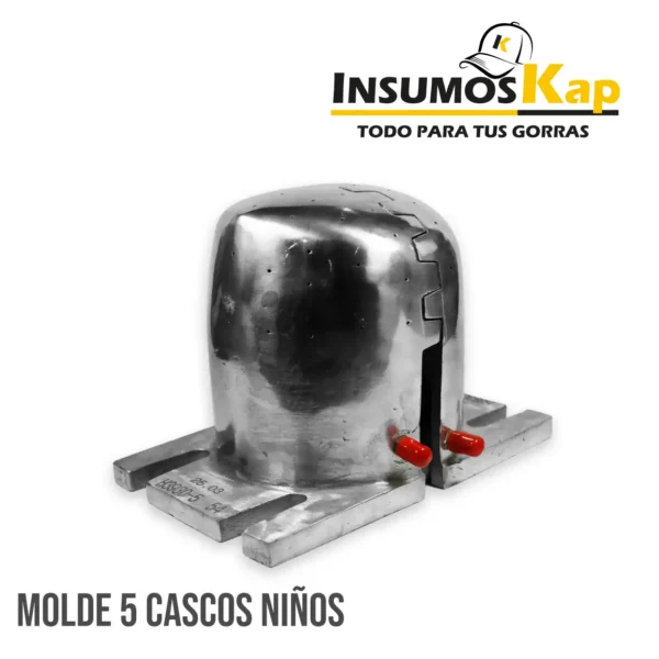 molde 5 cascos niños Molde 5 cascos niños