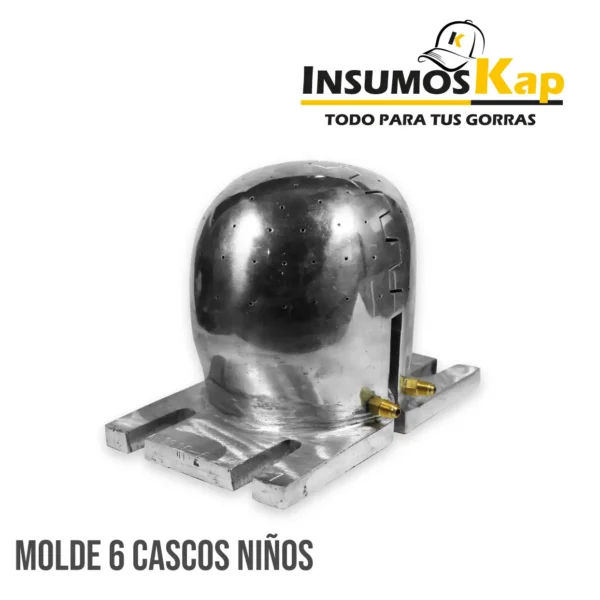 molde 6 cascos niños Molde 6 cascos niños